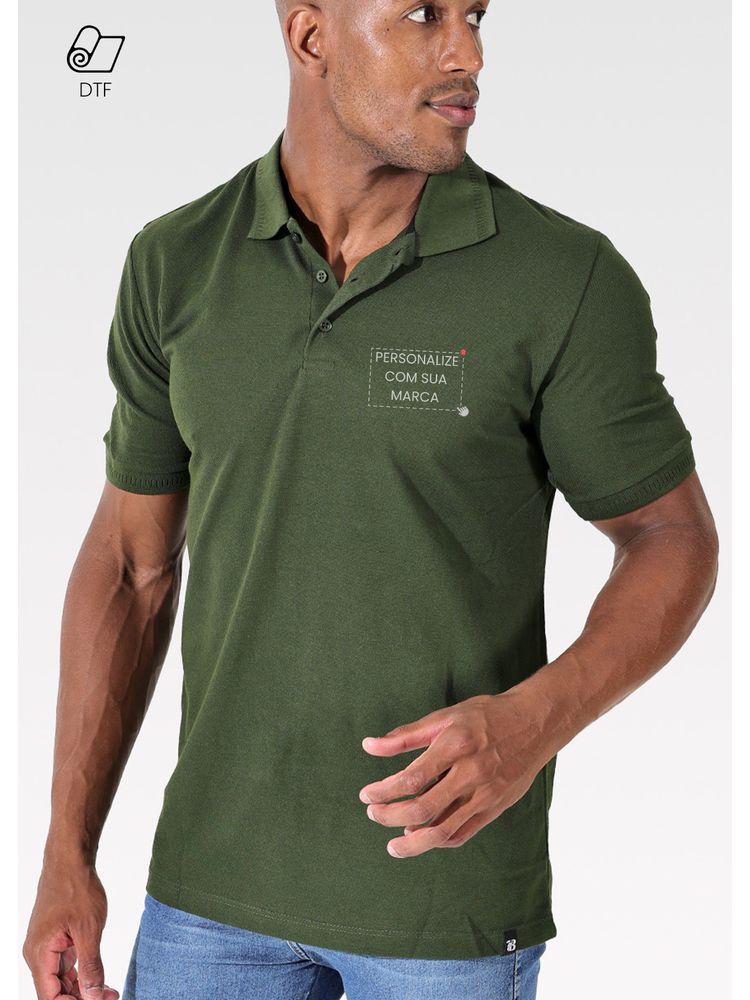 Camisa Polo Personalizada Dtf - Bronzo