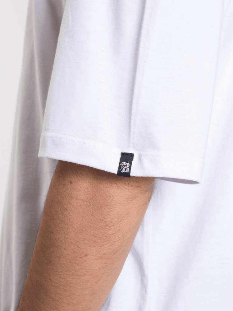 Camiseta Oversized Unissex Branca