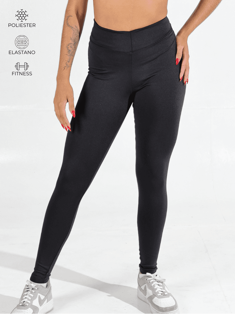 Calça Fitness Feminina Preta - Bronzo