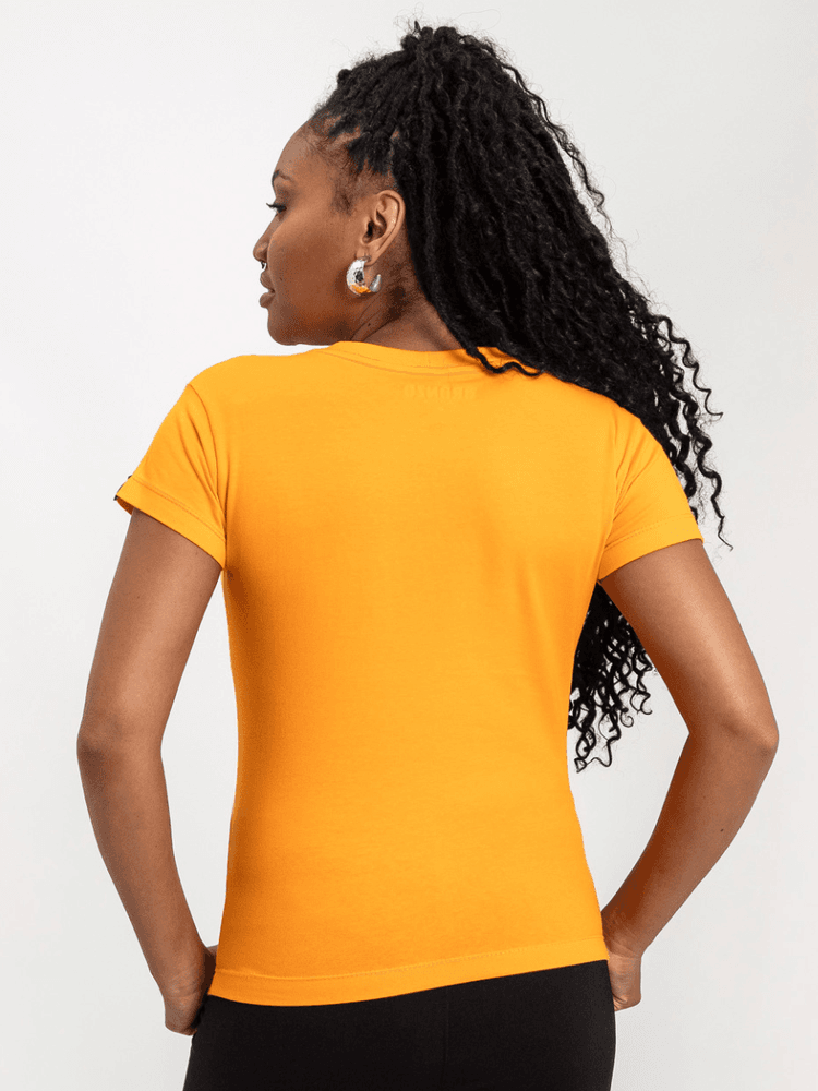 Baby Look Feminina Laranja