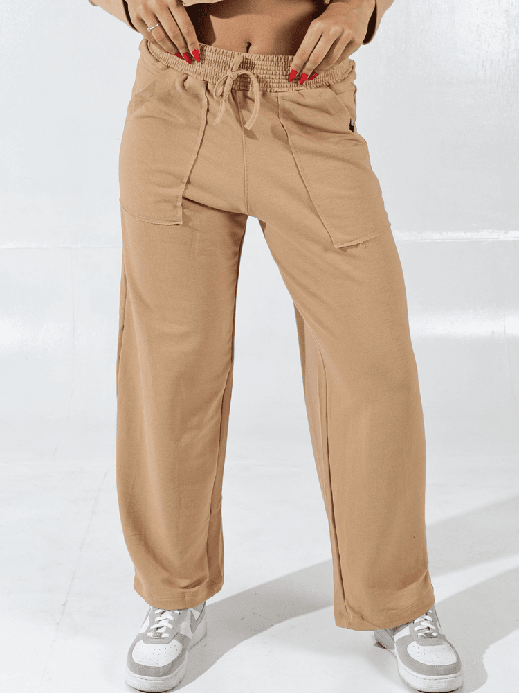  Calça Moletinho Pantalona Ca... - Bronzo