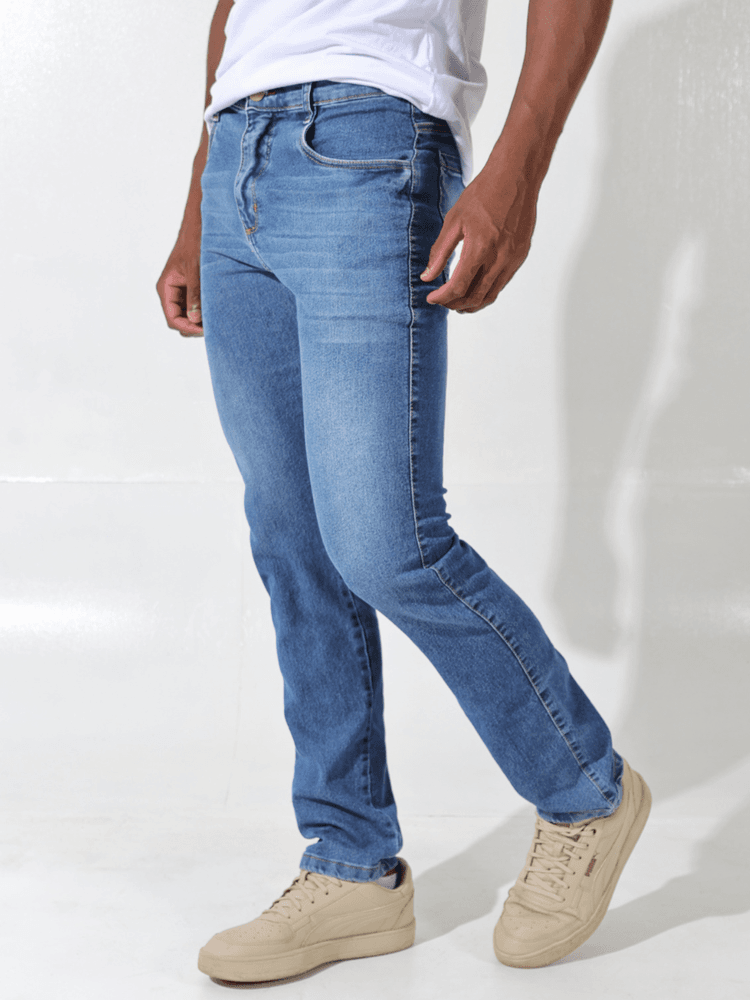 Calça Jeans Reta Masculina - Bronzo
