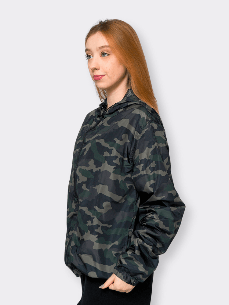 Corta Vento Impermeável Unissex Camuflado