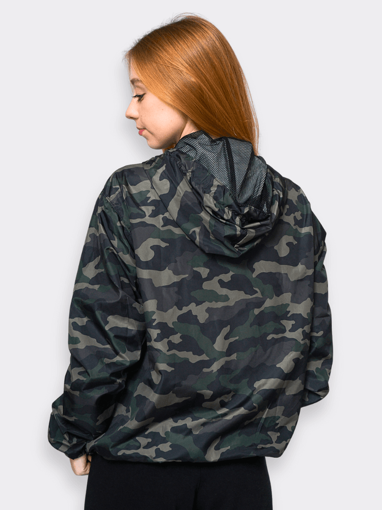 Corta Vento Impermeável Unissex Camuflado
