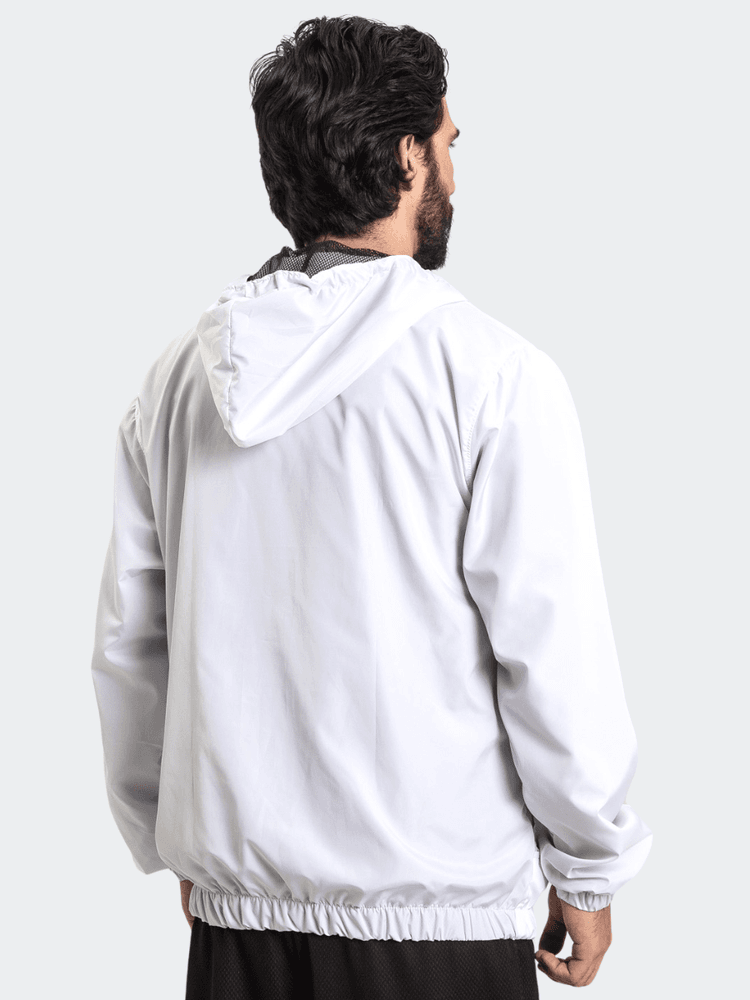 Corta Vento Impermeável Unissex Branco