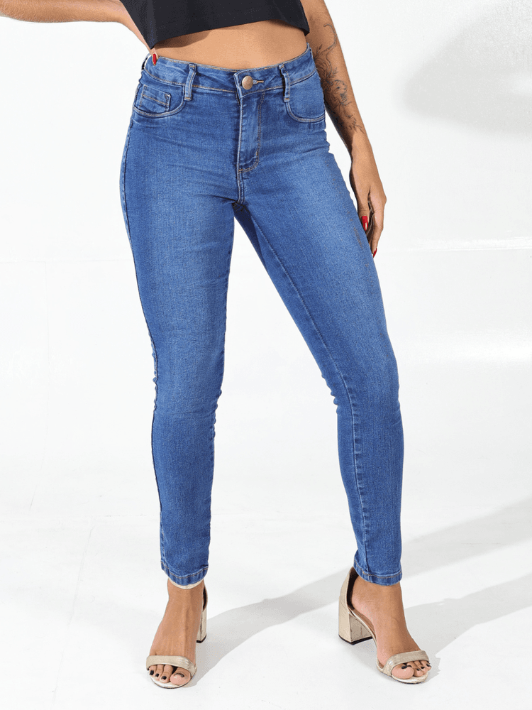 Calça Jeans Skinny Feminina - Bronzo