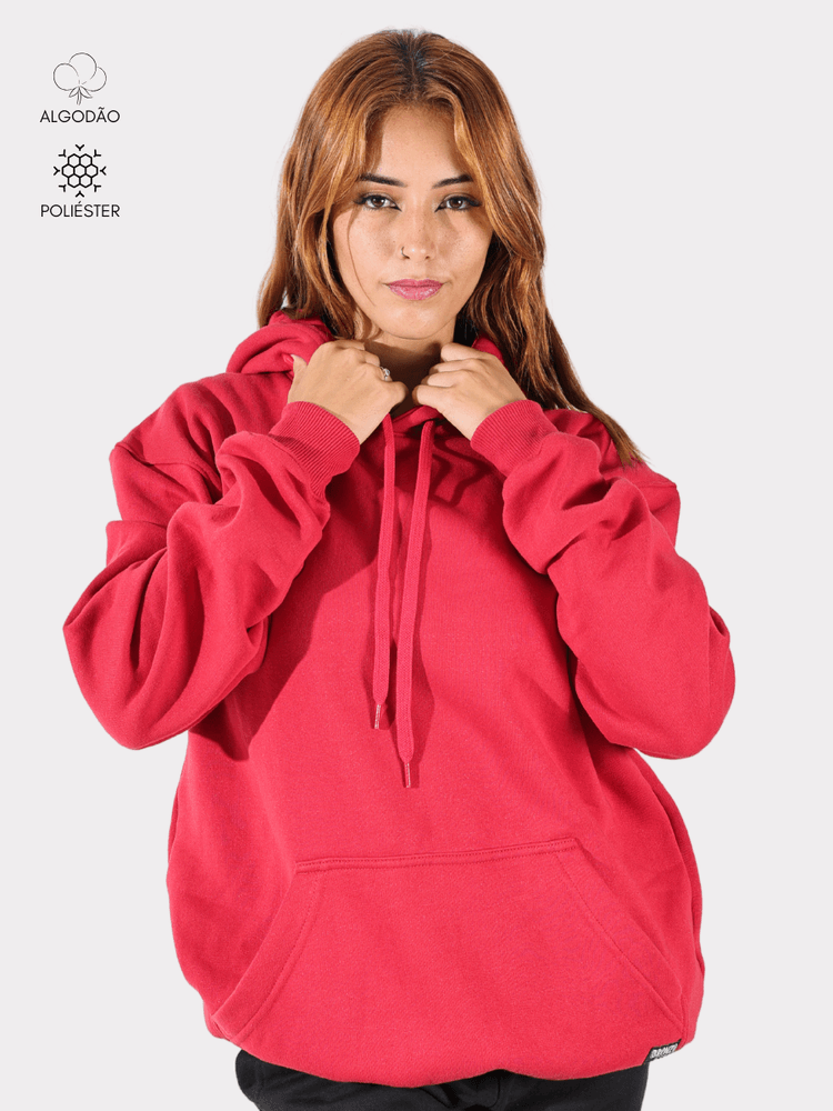 Moletom Canguru Vermelho - Bronzo
