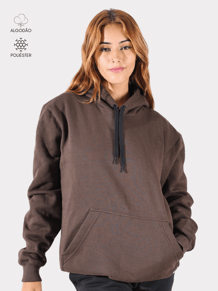 Moletom Canguru Marrom - Bronzo