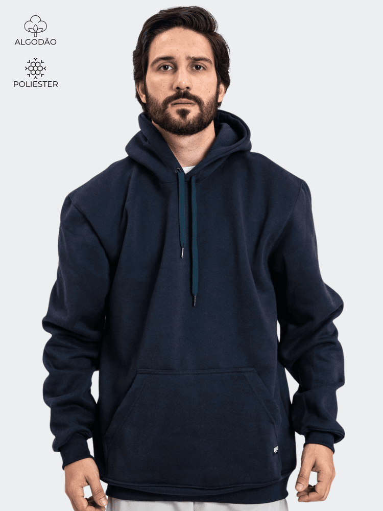 Moletom Canguru Masculino Mar... - Bronzo
