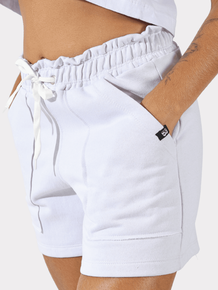 Shorts Moletom Branco - Bronzo