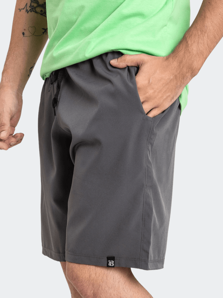 Bermuda Tactel Masculina Chumbo