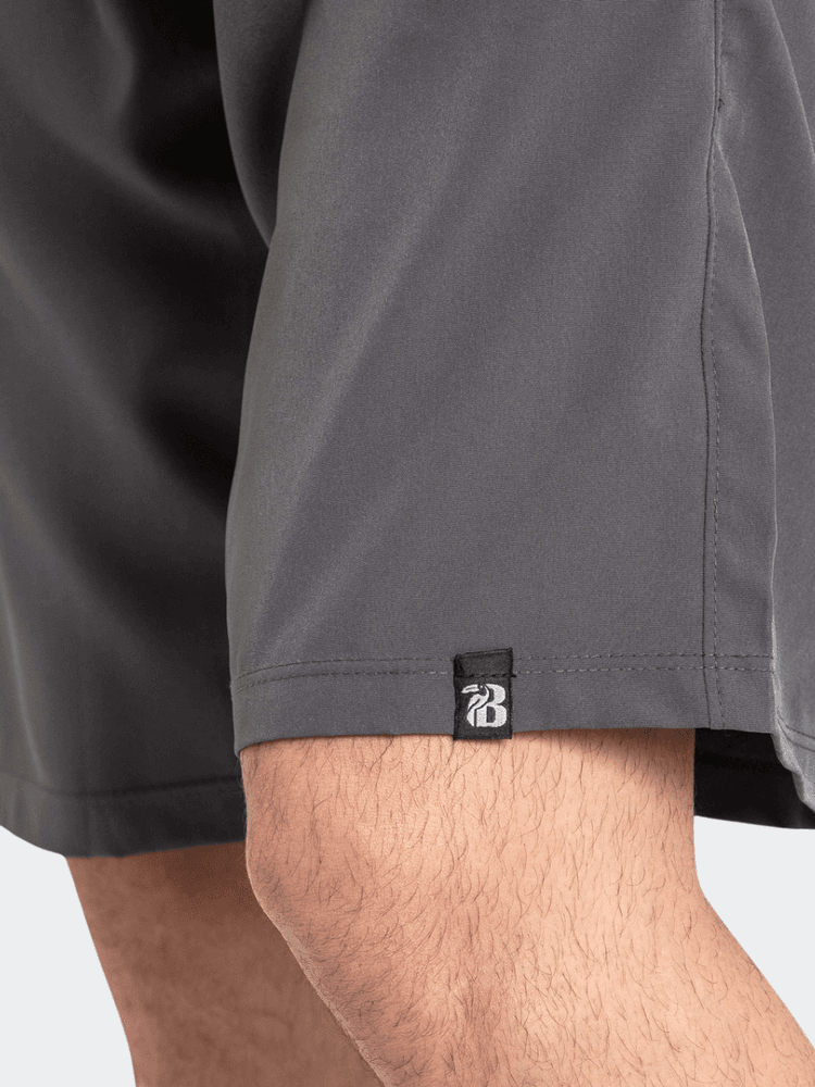 Bermuda Tactel Masculina Chumbo