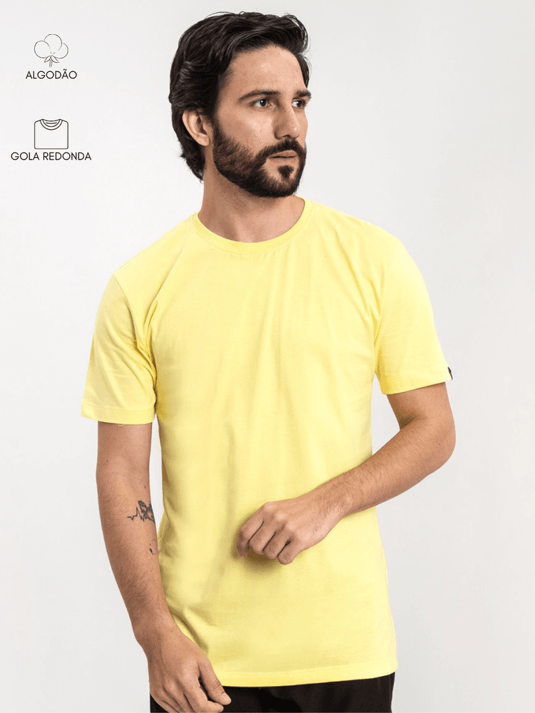 Camiseta Masculina Basic Amar... - Bronzo