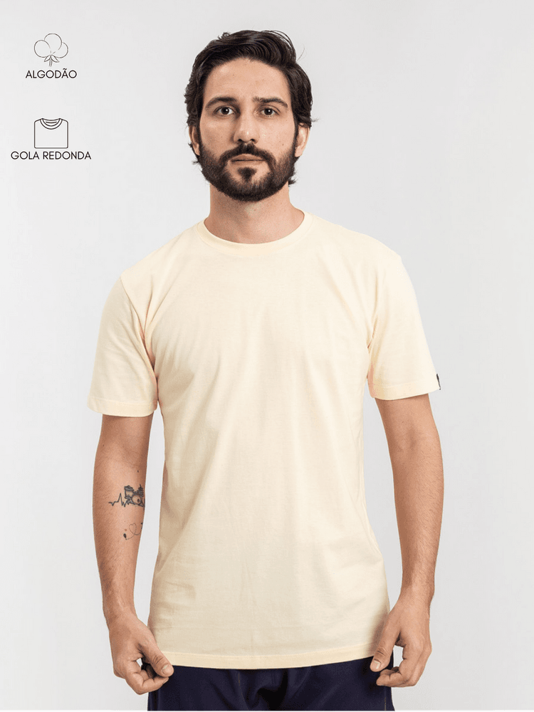 Camiseta Masculina Basic Bana... - Bronzo