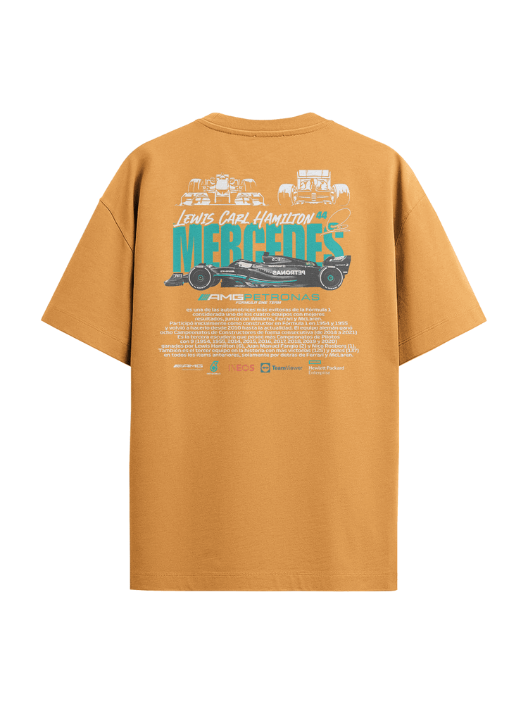 Camiseta Oversized Mercedes - Bronzo
