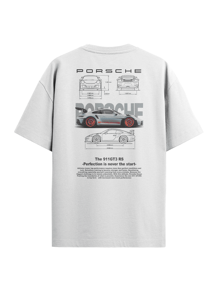 Camiseta Oversized Porsche - Bronzo