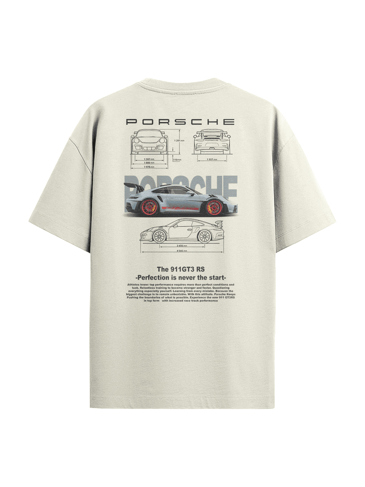 Camiseta Oversized Porsche - Bronzo