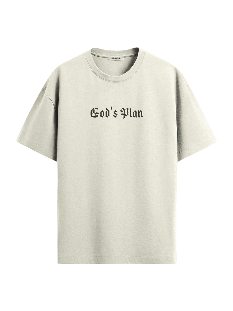 Camiseta Oversized God's Plan - Bronzo