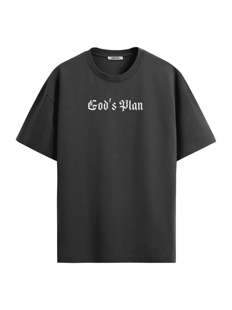 Camiseta Oversized God's Plan - Bronzo