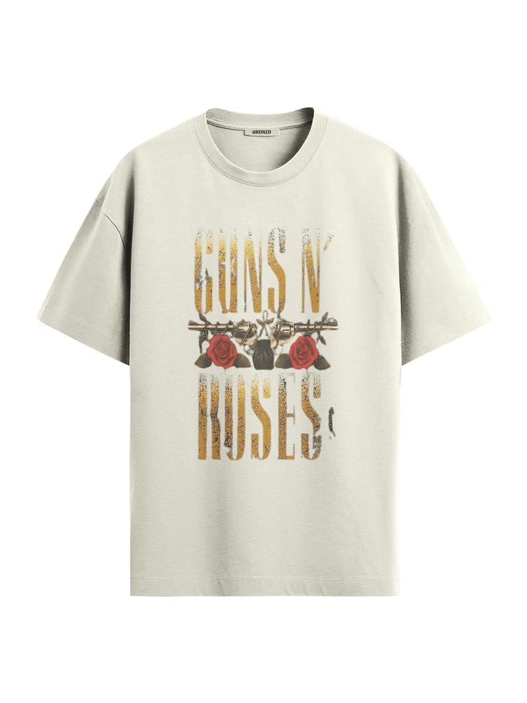 Camiseta Oversized Guns n' Ro... - Bronzo