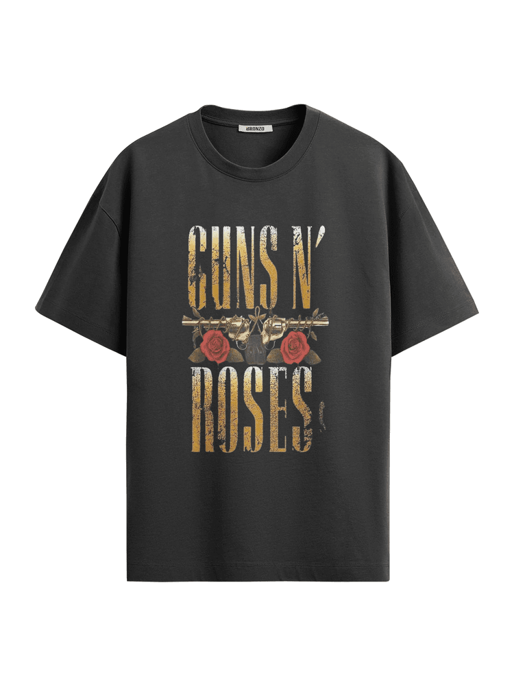 Camiseta Oversized Guns n' Ro... - Bronzo