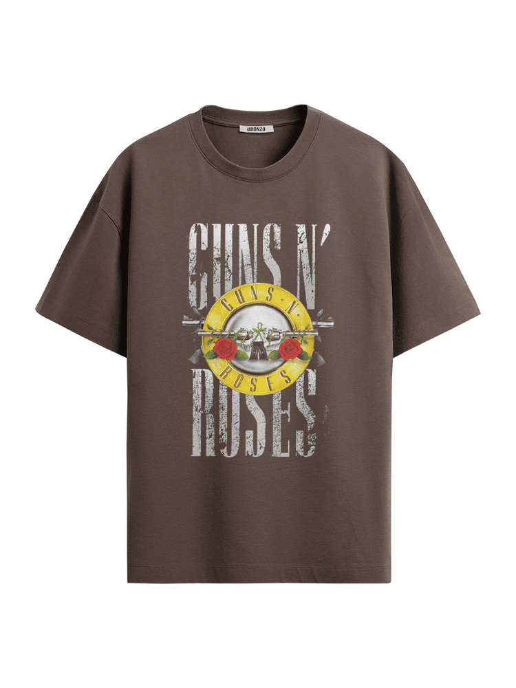 Camiseta Oversized Guns n' Ro... - Bronzo