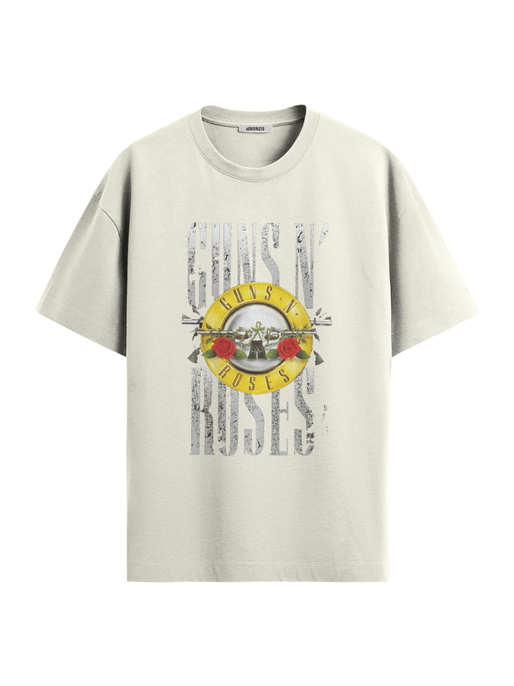 Camiseta Oversized Guns n' Ro... - Bronzo