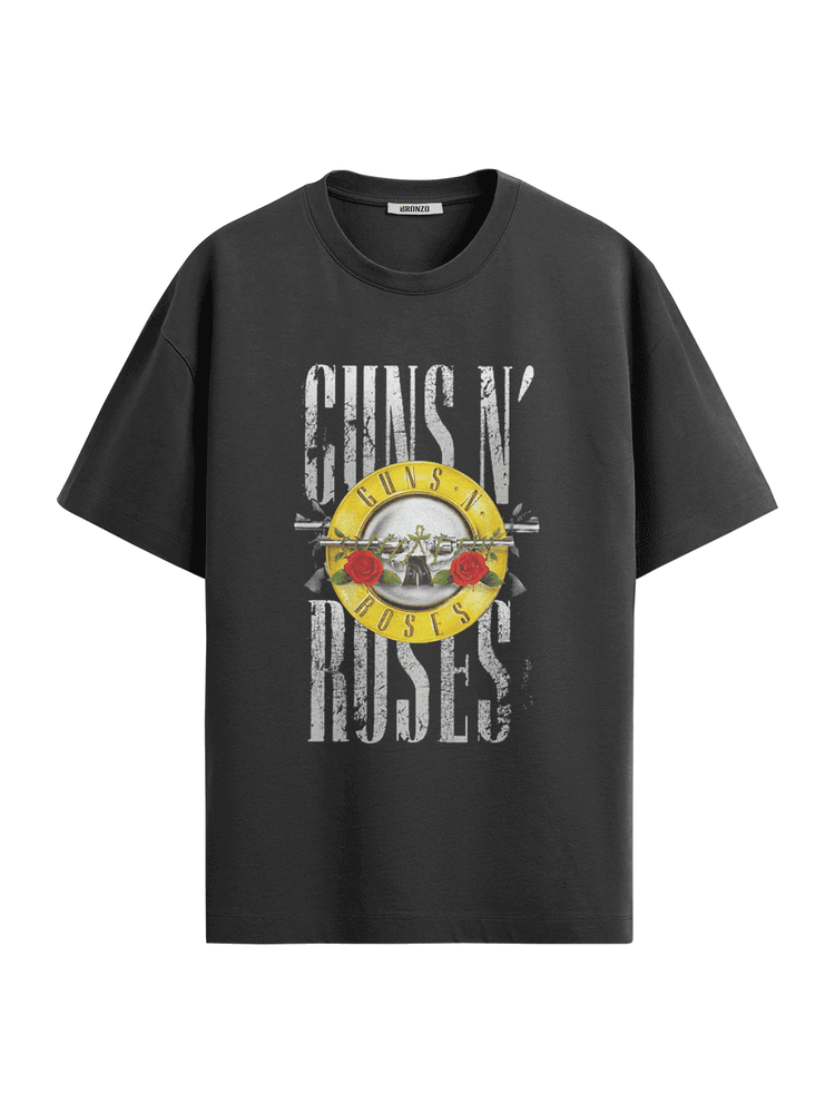 Camiseta Oversized Guns n' Ro... - Bronzo