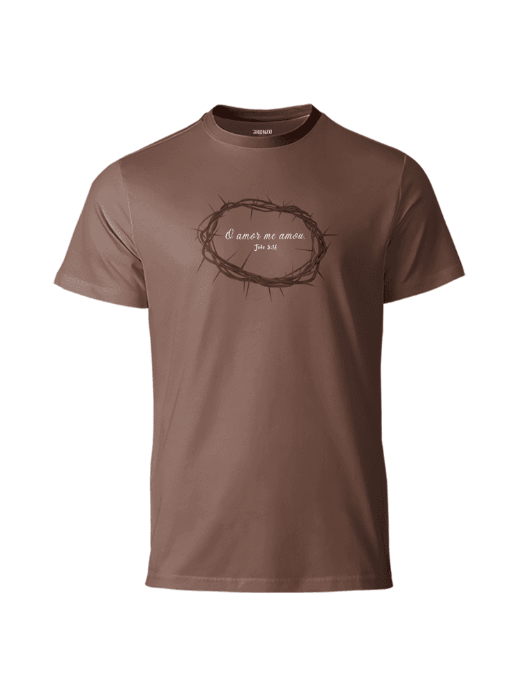 Camiseta Básica Coroa de Espi... - Bronzo