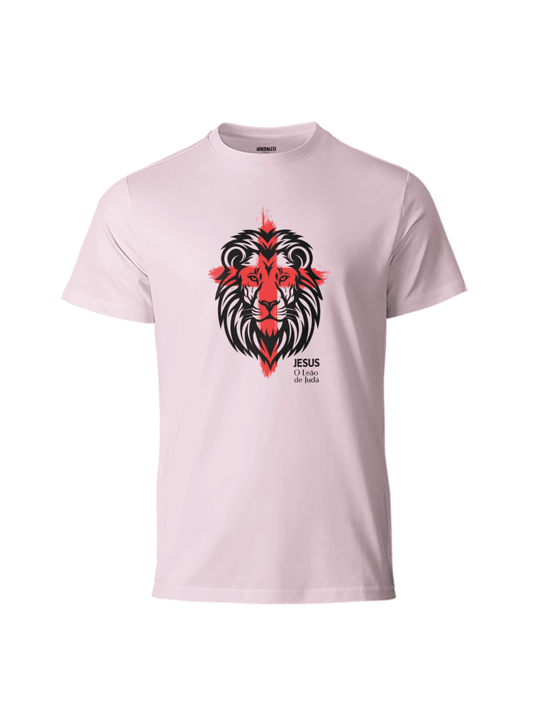 Camiseta Básica Leão de Judá... - Bronzo