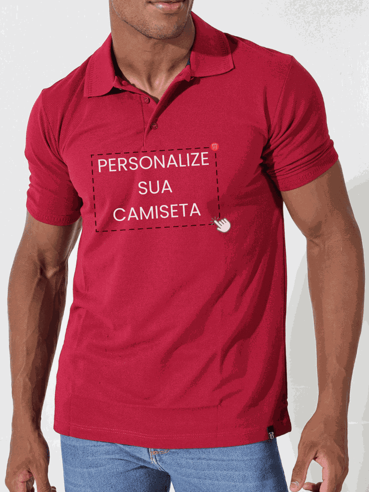 Camisa Polo Personalizada Dtf - Bronzo