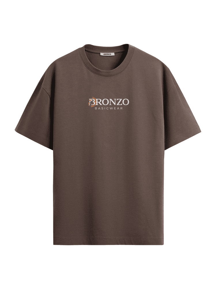 Camiseta Oversized Unissex Br... - Bronzo