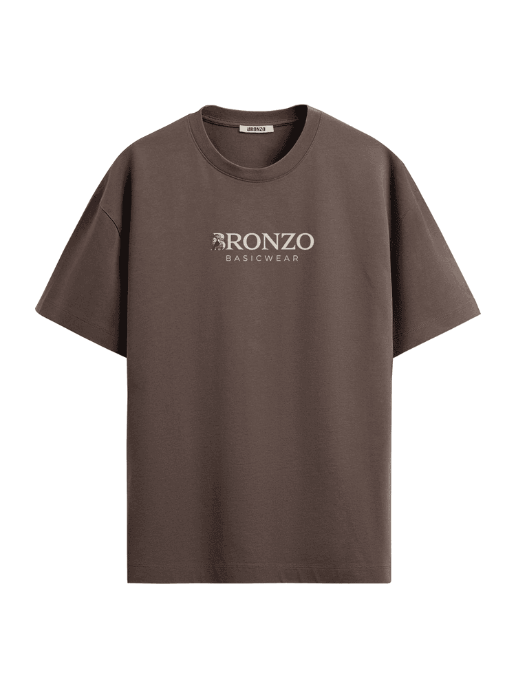Camiseta Oversized Unissex Br... - Bronzo