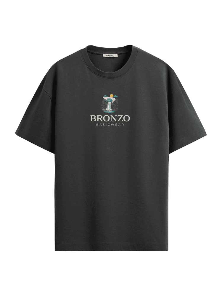 Camiseta Oversized Unissex Br... - Bronzo