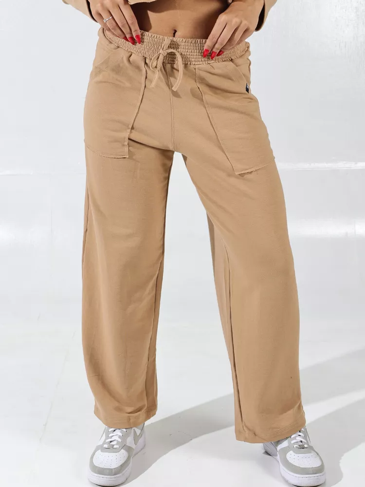  Calça Moletinho Pantalona Ca... - Bronzo