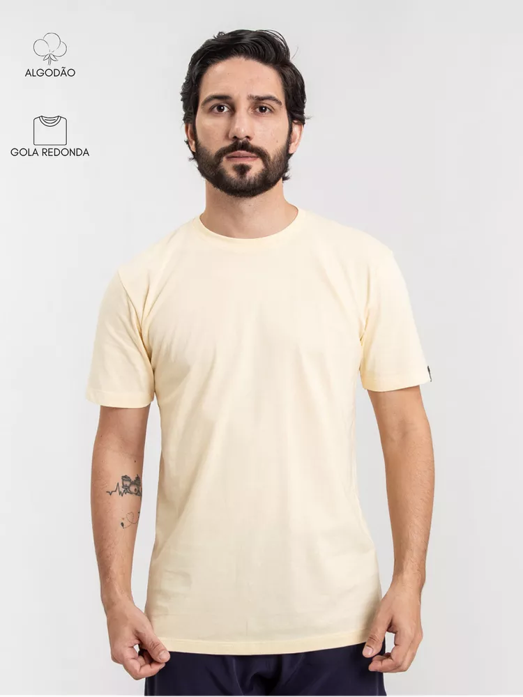 Camiseta Masculina Basic Bana... - Bronzo