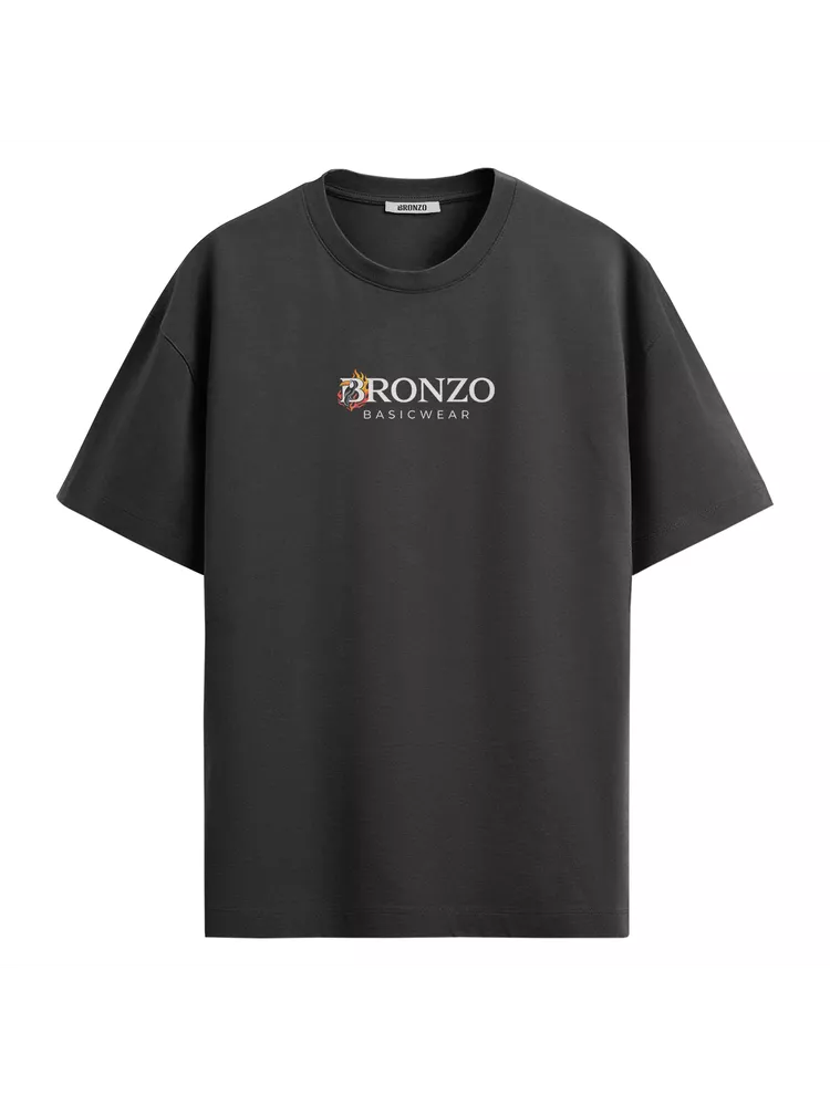 Camiseta Oversized Unissex Br... - Bronzo