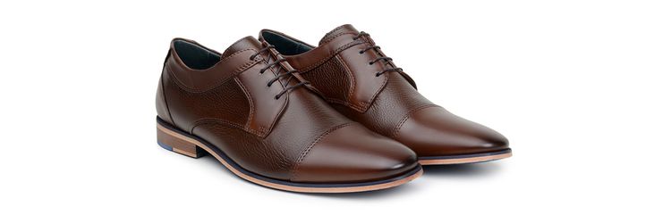 Sapato Masculino Derby CNS Café - 27446c - CNS Calçados