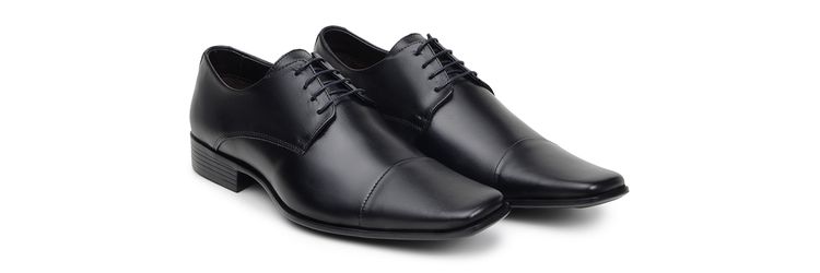 Sapato Social Masculino Derby Preto CNS - 27508p - CNS Calçados