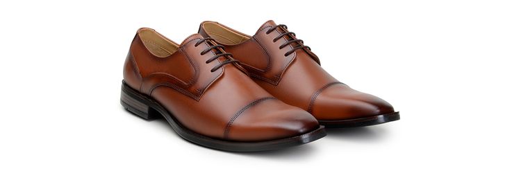 Sapato Social Masculino Derby CNS Whisky - 27327w - CNS Calçados