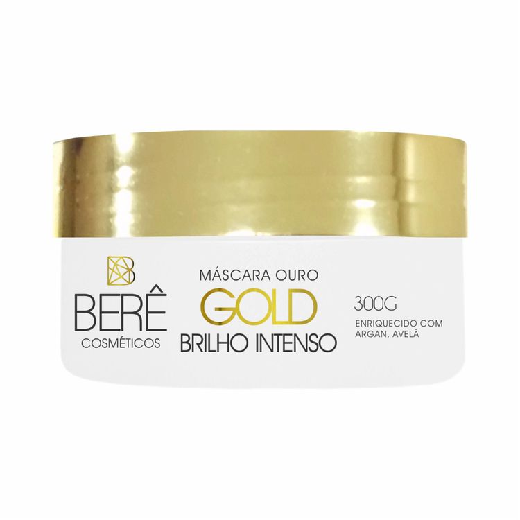 Máscara Ouro Gold Brilho Intenso 300g