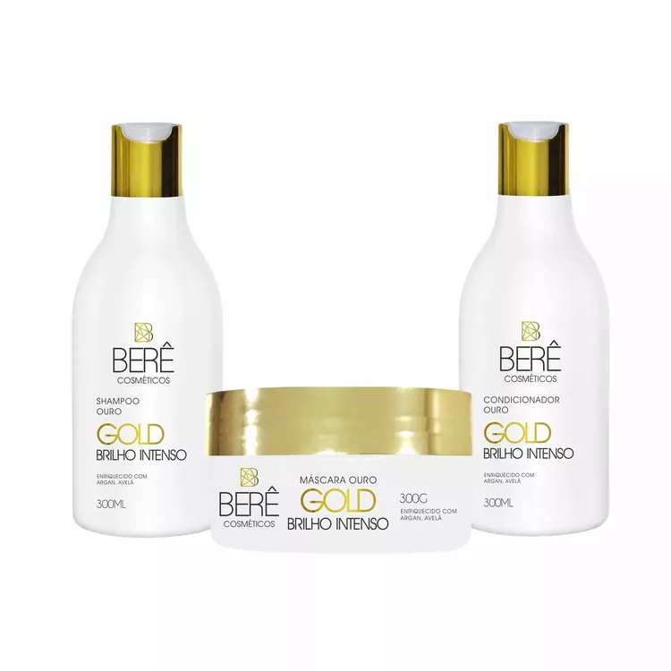 Kit Ouro GOLD Brilho Intenso