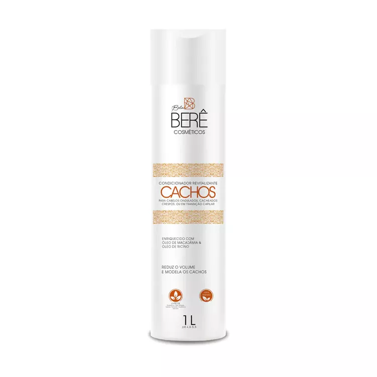 Condicionador Cachos Revitalização com Macadamia e Rícino 1L