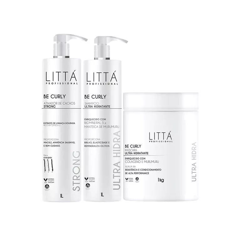 Kit Be Curly - Crespas - Littá Profissional