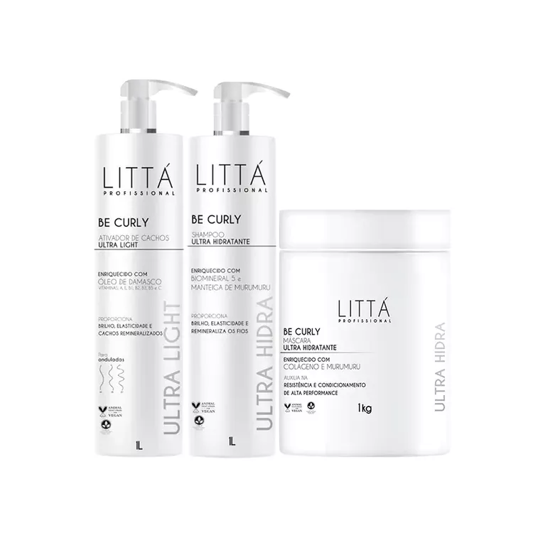Kit Be Curly - Onduladas - Littá Profissional