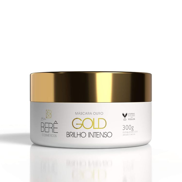 Máscara Ouro Gold Brilho Intenso 300g