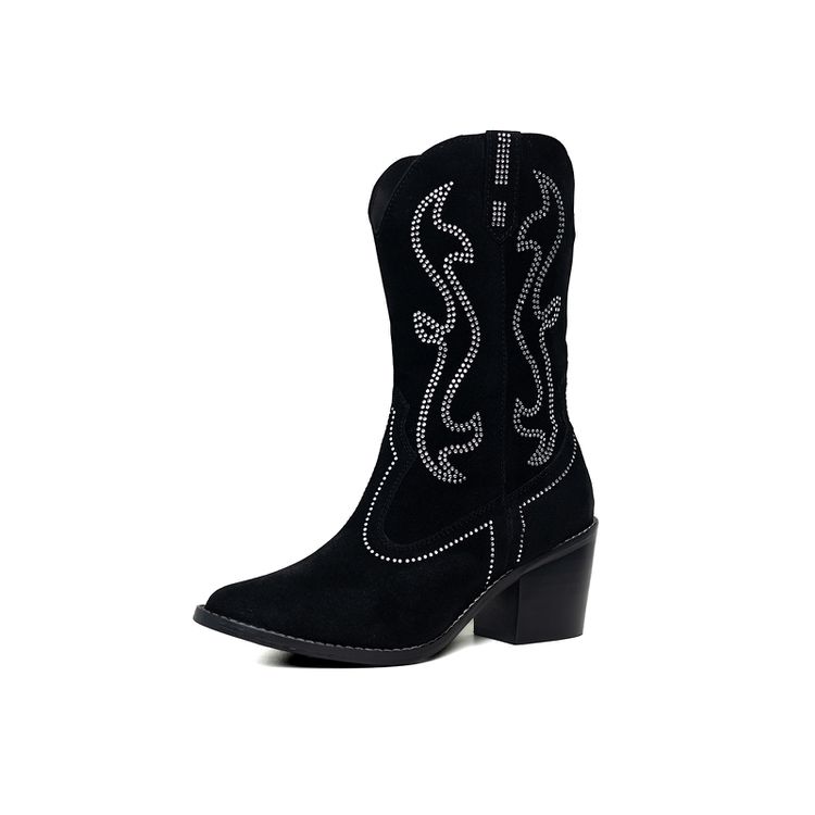 Bota Western Antonella Preta - ANTONELLA-PRETA - KUENTO SHOES