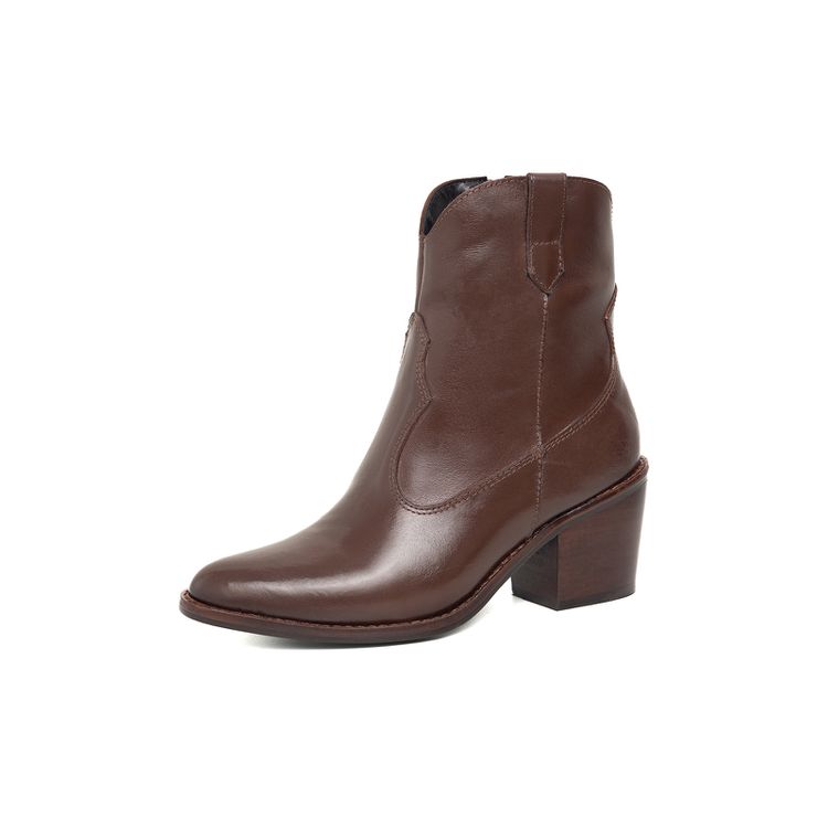 Bota Western Laura Chocolate - LAURA-CHOCOLATE - KUENTO SHOES