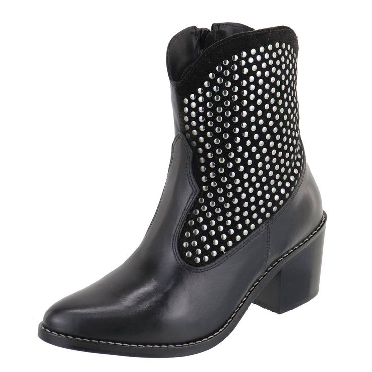 Bota Western Rafaela Preta - RAFAELA-PRETA - KUENTO SHOES