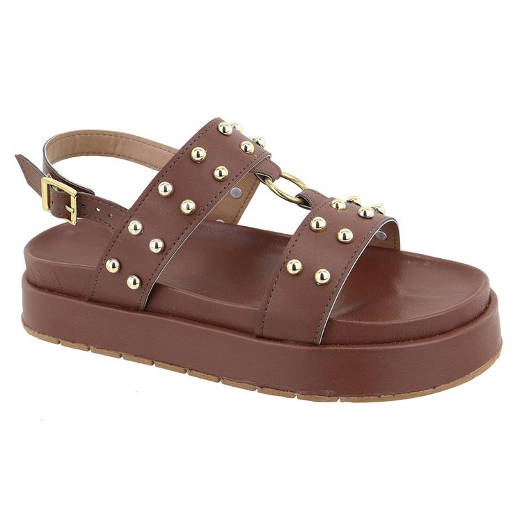 Flatform Madu Marrom - MADU-MARROM - KUENTO SHOES